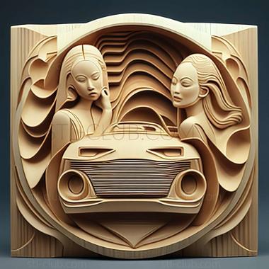 3D модель Toyota Duet (STL)